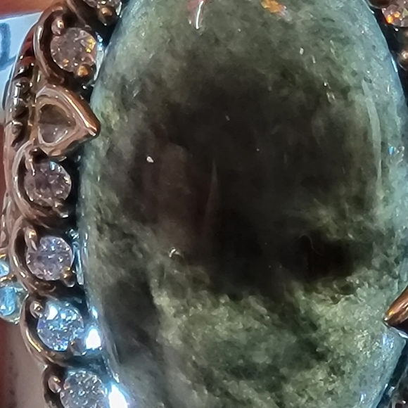 COPY - Black Jade Horse Head .925 Ring Size 7 - Picture 8 of 8